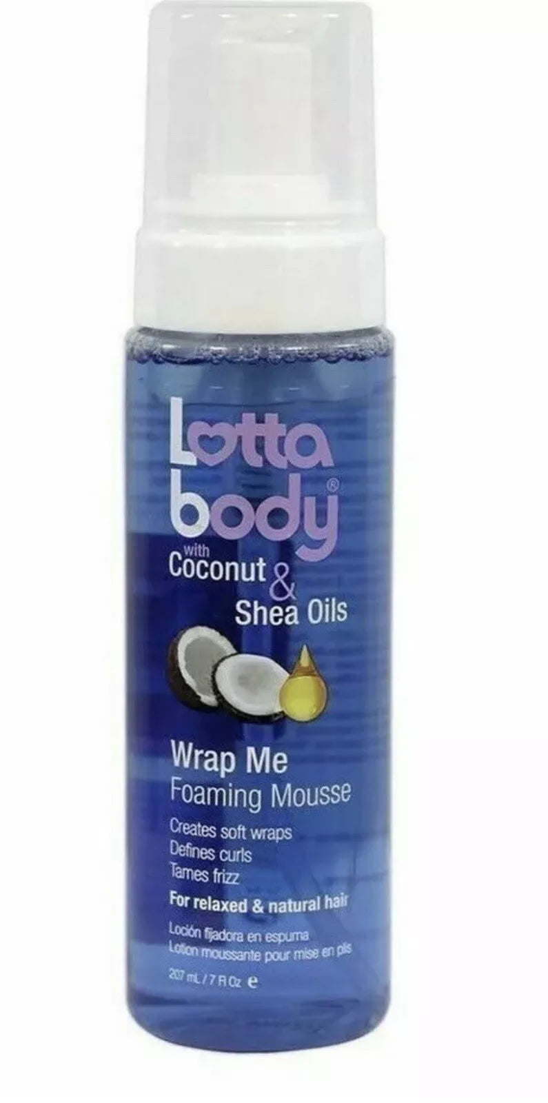 Lotta Body with Coconut & Shea Oils Wrap Me Foaming Mousse 7 oz/207ml