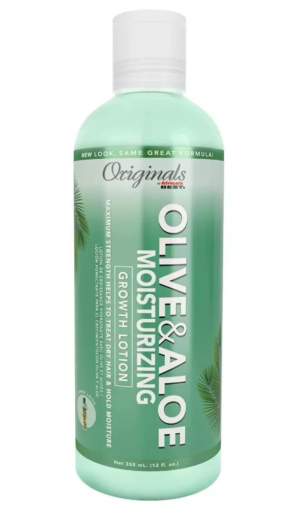 Africas Best Originals Olive And Shea Moisturizing Growth Lotion 355ml/16oz