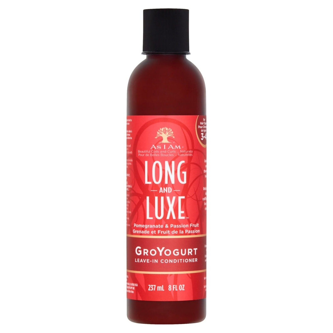 AS I AM - LONG AND LUXE - GROYOGURT LEAVE IN CONDITIONER - 8 oz