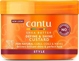 CANTU Shea Butter For Natural Hair Define Shine Custard 340g/ 12oz