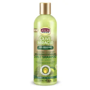 African Pride Olive Miracle Anti-Breakage 2-In-1 Moisturizing&Detangling Shampoo 12oz/355ml5ml