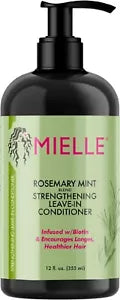 Mielle Strengthening Leave In Conditioner Rosemary Mint Blend 12 oz /355 ml