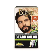 Load image into Gallery viewer, Bigen Mens Permanent Beard &amp; Moustache Hair Colour Dye No Ammonia - (All Colours)
