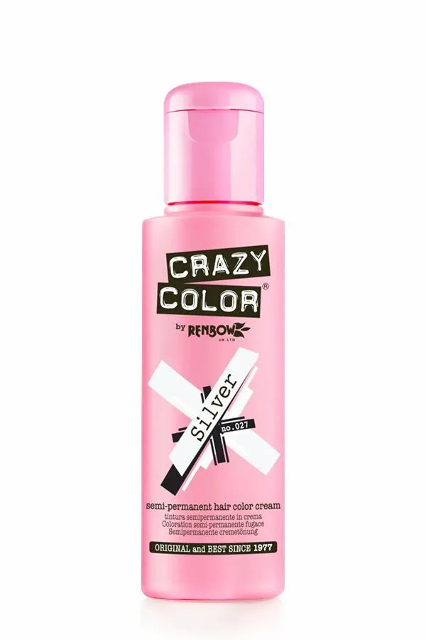 Crazy Color Semi Permanent Hair Dye 3.38oz/100ml (All Colours)