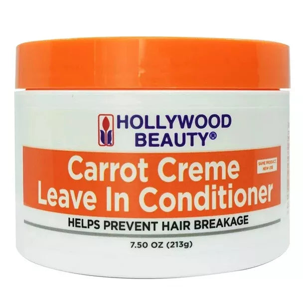 Hollywood Beauty Carrot Creme Moisturizing Hair Creme 7.5oz/213g