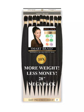 Load image into Gallery viewer, Smart Braid 10x Pack 28&quot; Professional Pre - Stretched Easy Braid ( All Colours)
