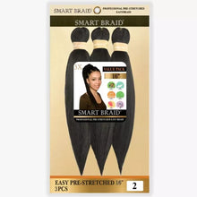 Load image into Gallery viewer, Smart Braid 3x Pack 16&quot; Professional  Pre Stretched Easy Braid (All Colours)
