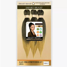 Load image into Gallery viewer, Smart Braid 3x Pack 16&quot; Professional  Pre Stretched Easy Braid (All Colours)
