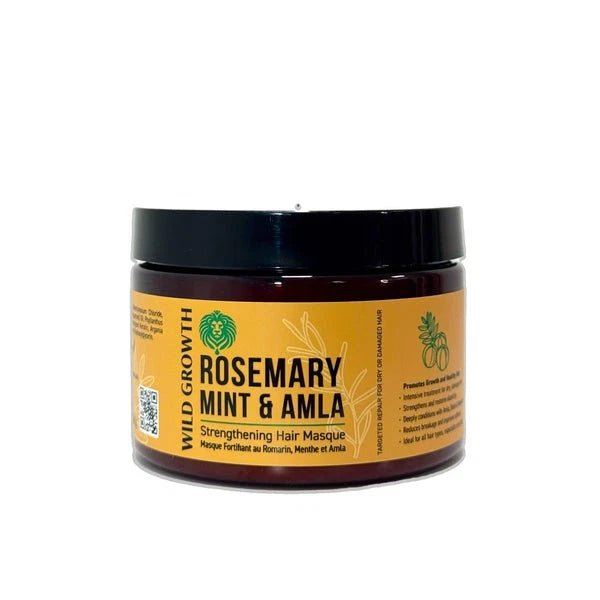 Wild Growth Rosemary Mint & Amla Strengthening Hair Masque 12oz/340g