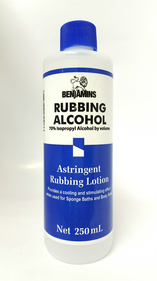 Benjamins Rubbing Alcohol 70% Origional / 250ml/500ml