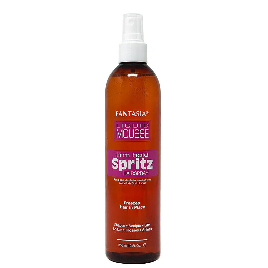 Fantasia Liquid Mousse |Firm hold Spritz| |Mega Hold Spritz | |Super Hold Spritz| Hair Spray 10oz/295.7ml