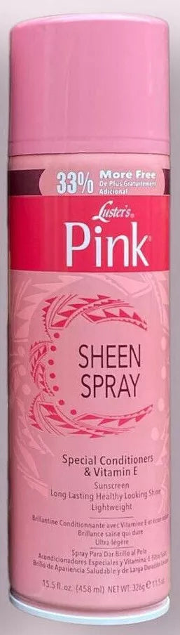 Lusters Pink - Sheen Spray special conditioners & vitamin E 11.5oz/326g