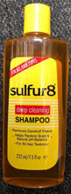 Load image into Gallery viewer, Sulfur8 Deep Cleaning Shampoo 11.5 fl oz 340ml and 7.5oz/222ml
