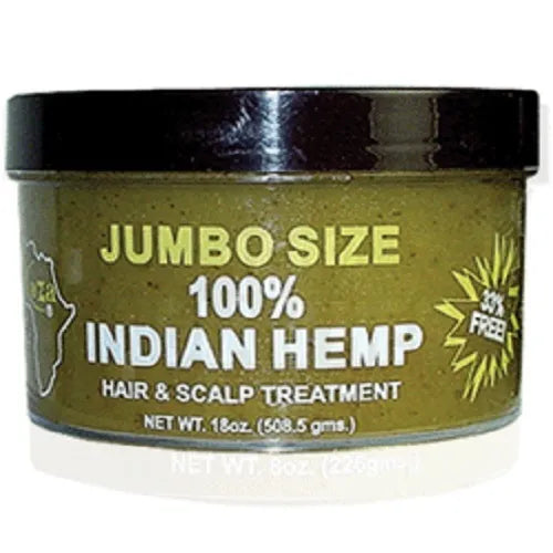 Kuza 100% Indian Hemp Hair and Scalp Treatment 18 oz,8oz and 4oz