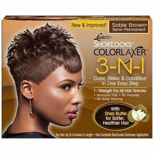 Luster's Shortlooks ColoRlaxer 3 In 1 Colour, Relax & Condition (stable Brown)