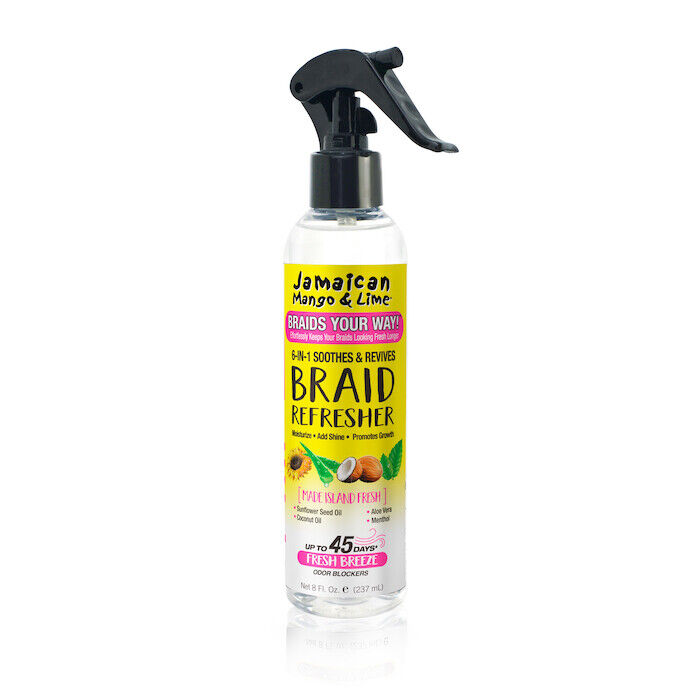 Jamaican Mango & Lime - Braid Your Way 6-in-1 Soothes & Revives Braid Refreshe 8oz/237ml