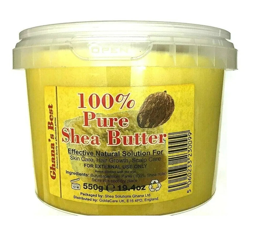 Ghana's Best Yellow 100% Pure Shea Butter (All Sizes)