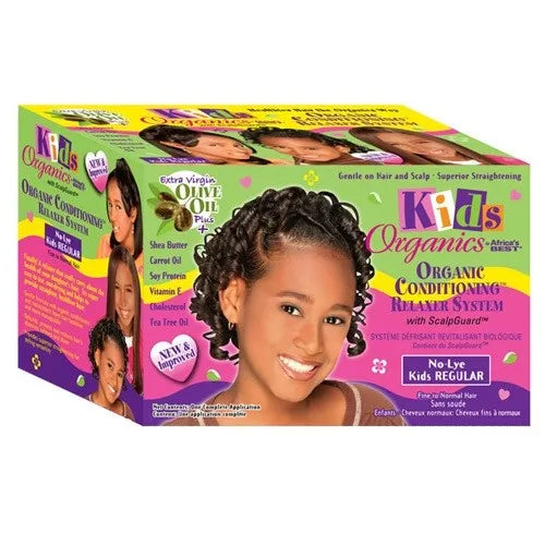 Africa's Best Kids Organics Conditioning Relaxer System No-Lye Kids (Regular and Coarse)