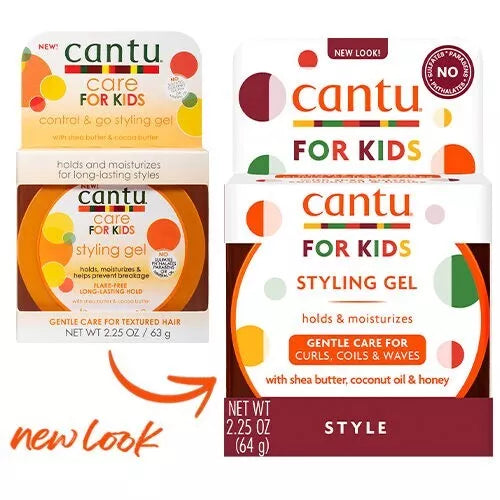 Cantu Care For Kids Styling Gel 2.25oz/64g