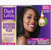 Dark & Lovely Superior Mositure Plus No-Lye Relaxer Kit Super