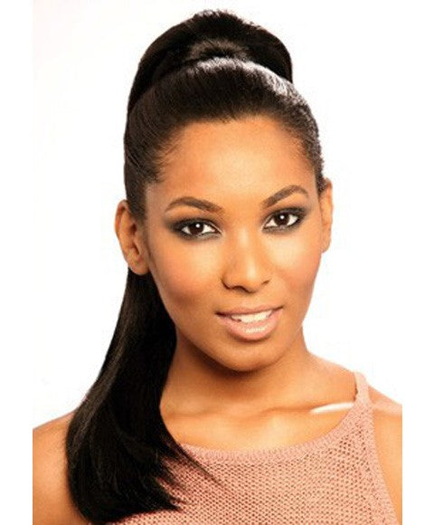 CHERISH DRAWSTRING SYN LONDON GIRL PONYTAIL
