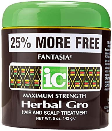 Fantasia IC Maximum Strength Herbal Gro Hair & Scalp Treatment 5oz/142g