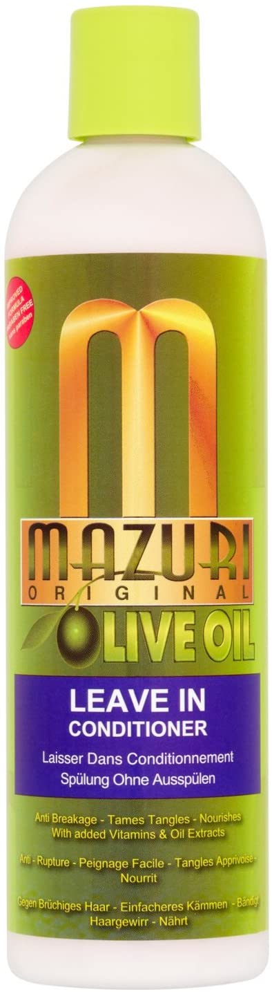 Mazuri Original Olive Oil Leave In Conditioner Anti Breakage - 12oz/355ml