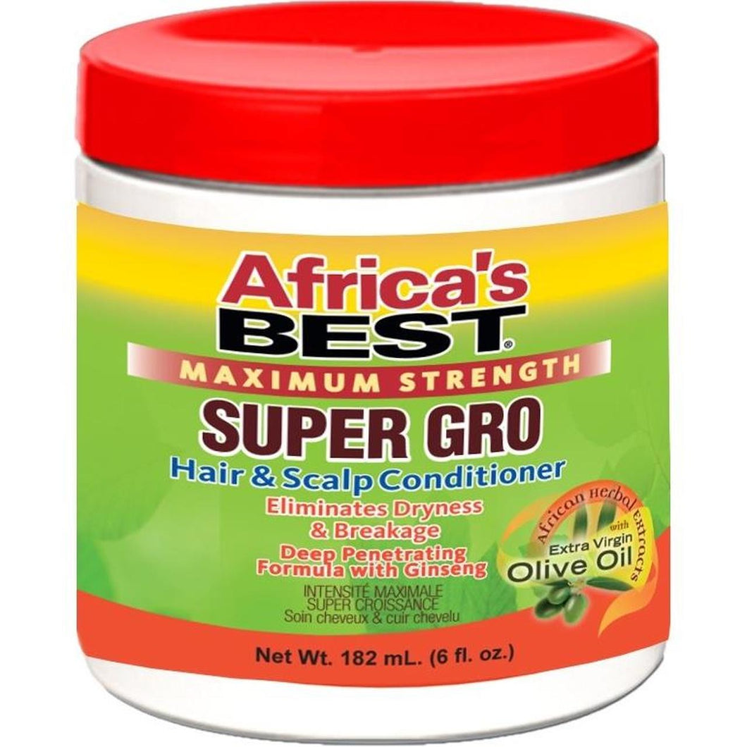 Africa's Best Maximum Strength Super Gro Hair & Scalp Conditioner 5.25oz