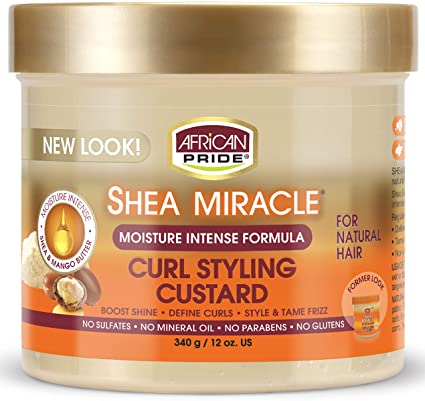African Pride - Shea Miracle Curl styling Custard 12 oz