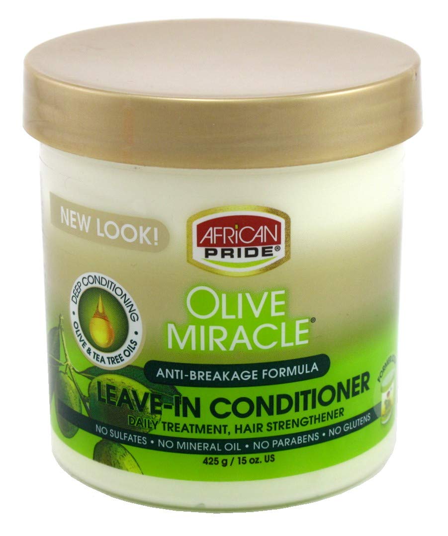 African Pride - Olive Miracle Leave In conditioner 15oz/425g