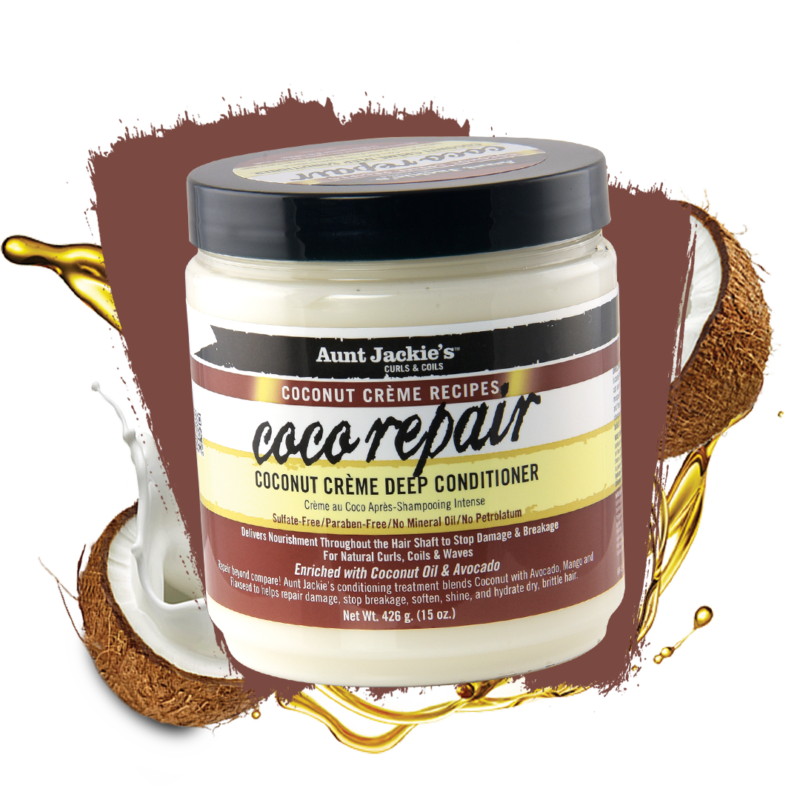 Aunt Jackie’s-Coco repair-Coconut Creme Deep Conditioner 15oz/426g