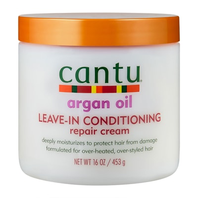 Cantu Shea Butter & Argan Oil Leaven-In Conditioner Repair Cream 16oz/453g