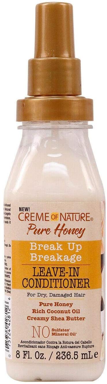 Creme Of Nature-Pure Honey- Break Up Breakage leave In Conditioner 8 oz/236.5ml