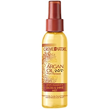 Creme Of Nature| Argan Oil| Anti-humidity Gloss & Shine Mist 4 oz/118ml