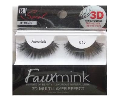 Faux mink 3D multi layer effect 015
