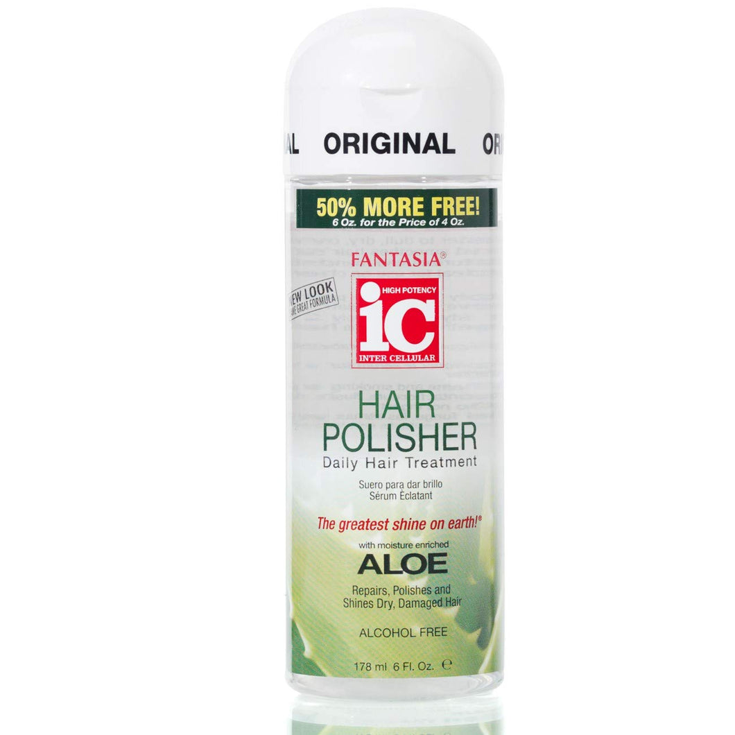 Fantasia IC Hair Polisher Aloe Daily Hair Treatment Polishes Damage Hair 6oz/178ml