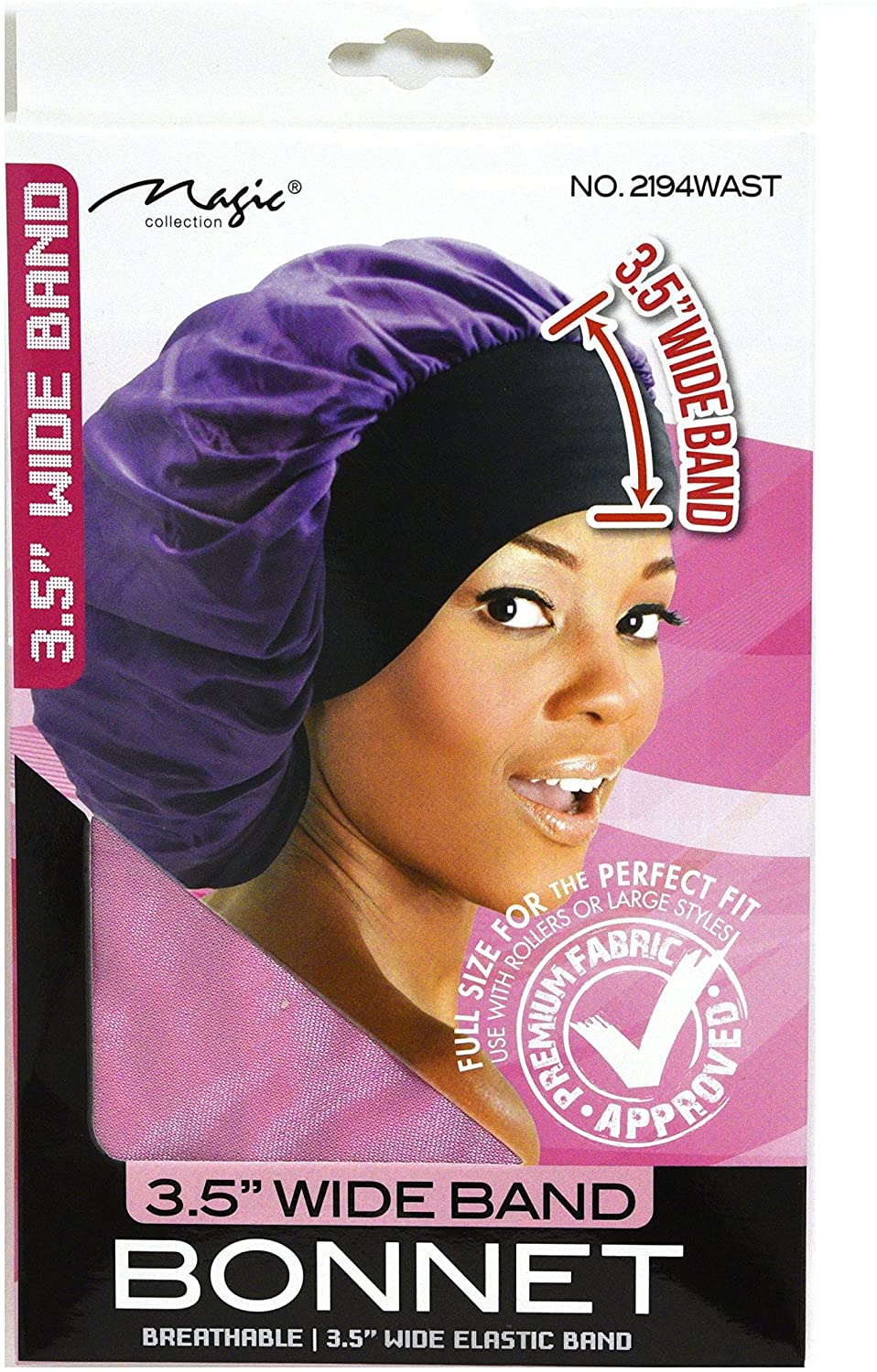 Magic collection 3.5 wide band Bonnet PINK