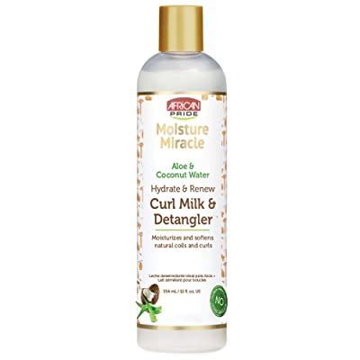 African Pride Moisture Miracle curl milk & detangler 12 oz/354ml