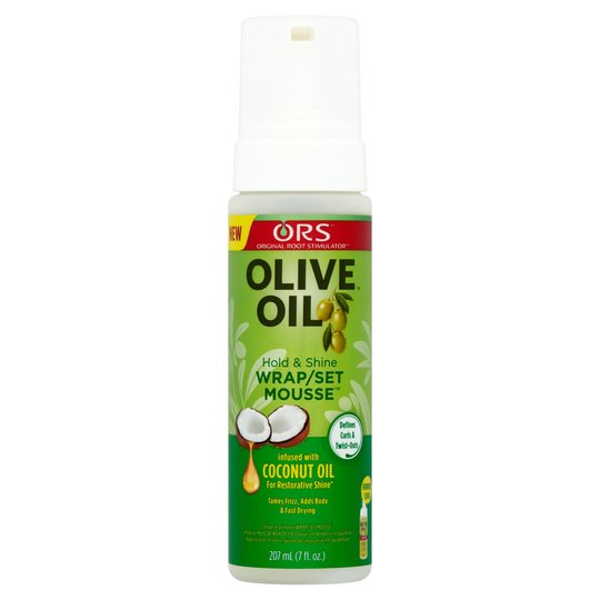 ORS Olive Oil Hold & Shine Wrap/Set Mousse 207ml/7oz