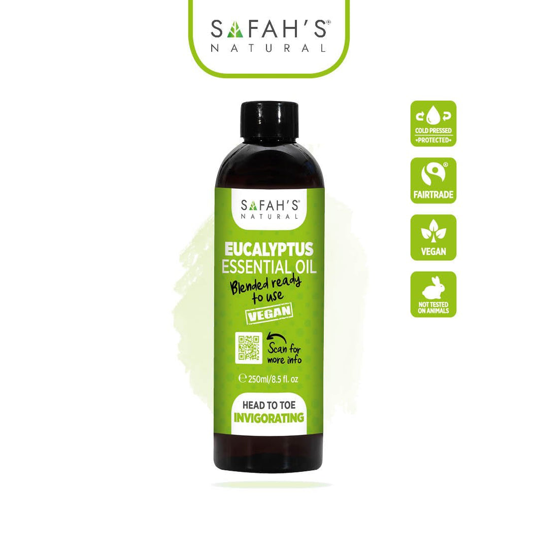 Safah's Natural Blended Eucalyptus Essential Oil 8.5oz/250ML