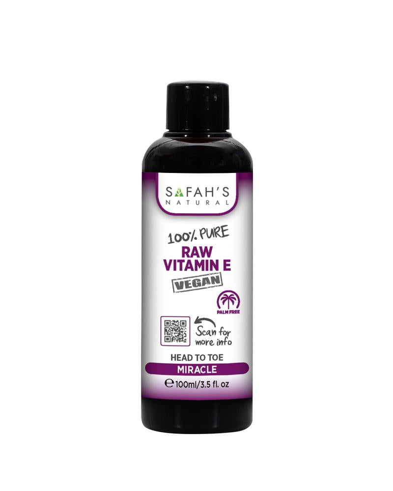 Safahs Natural 100% Pure Raw Vitamin E 100ml