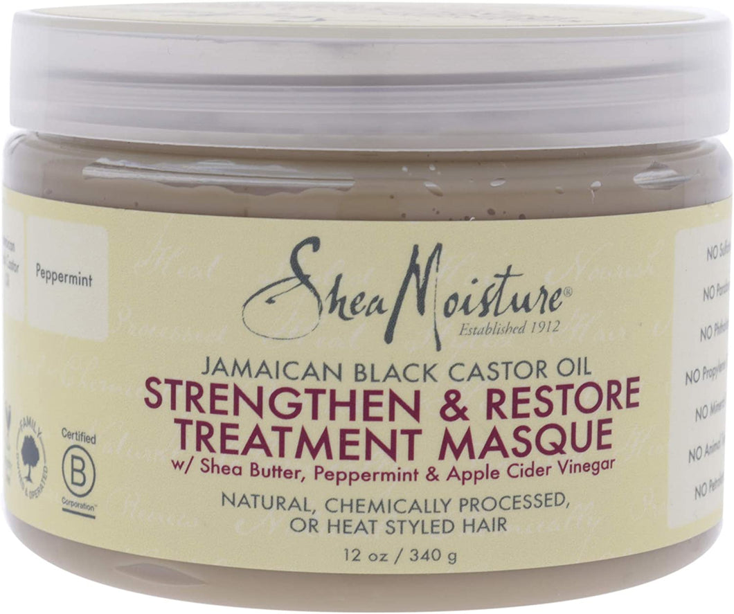 Shea MoistureJamaican Black Castor Oil Strengthen Grow and Restore Treatment Masque, 340g