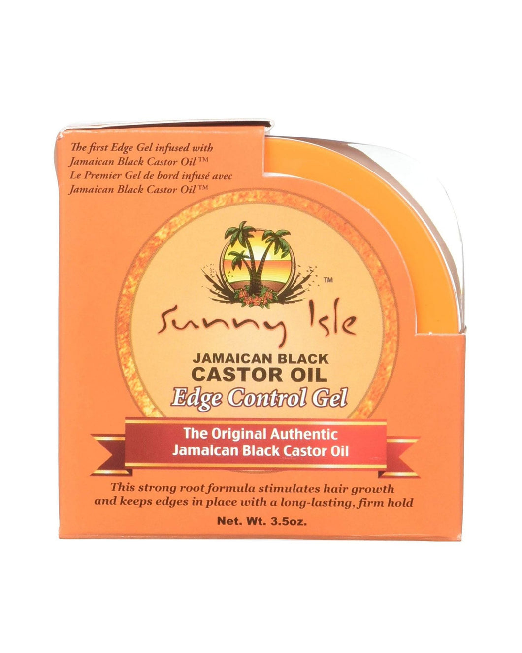 Sunny Isle Jamaican Black Castor Oil Edge Control Gel 3.5oz/104ml